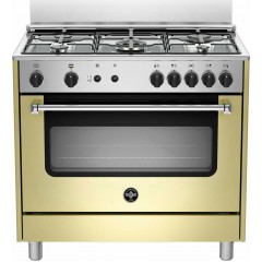 La Germania AMN96 5 G CR V GN Κουζίνα Φυσικού Αερίου 115lt με Εστίες Φυσικού Αερίου Π89.7εκ. Μπεζ